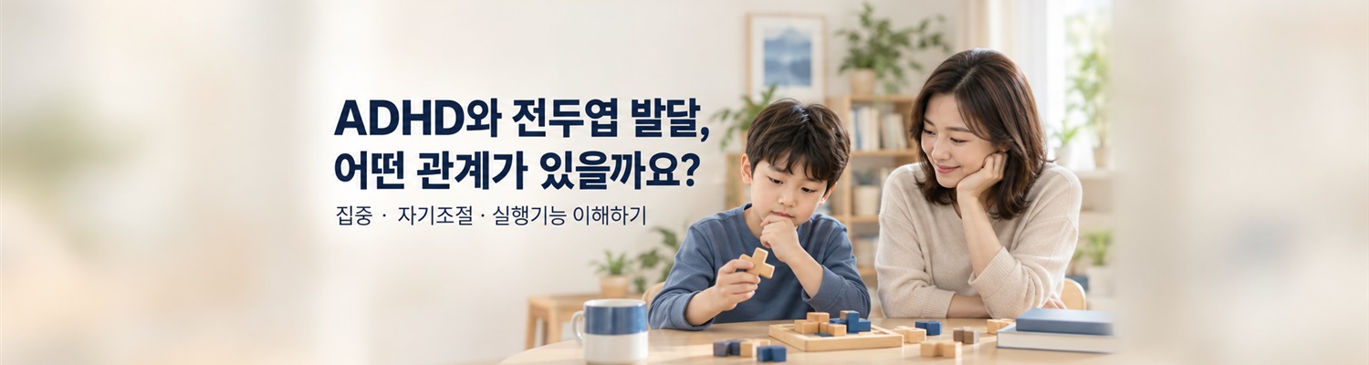 ADHD와 전두엽 발달은 어떤 관계가 있나요?